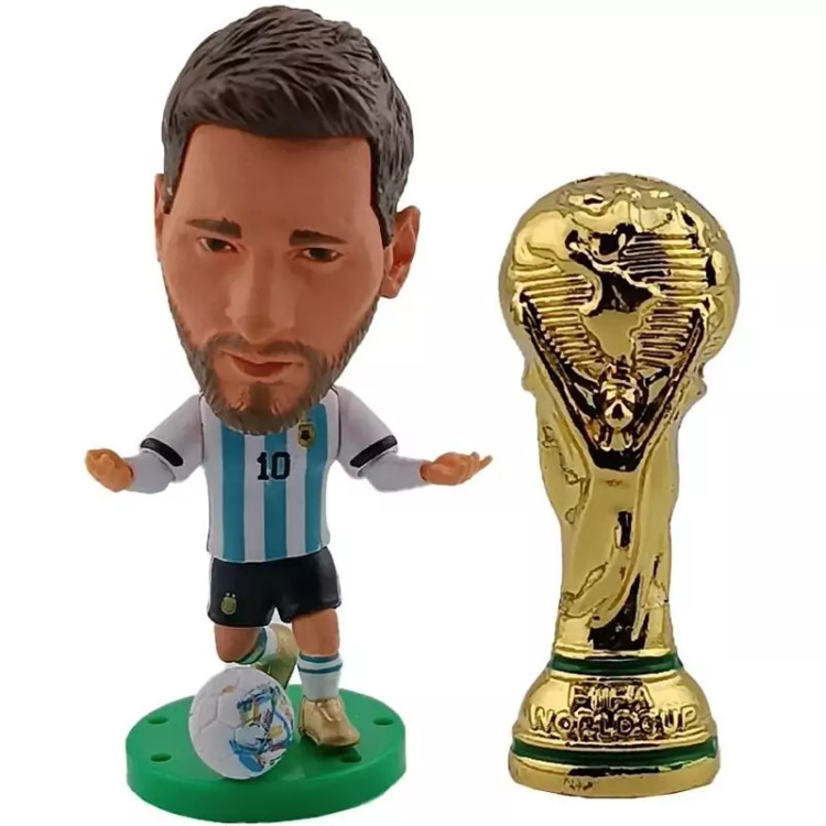 اکشن فیگور مسی با کاپ جام جهانی