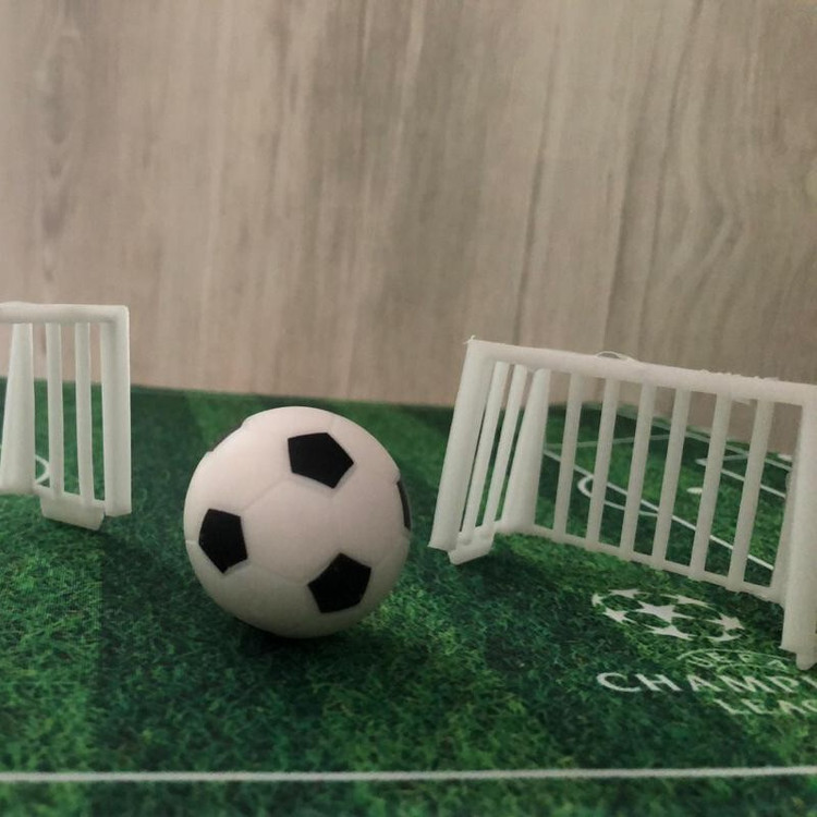 اپک تزیینات کیک تم فوتبالی با دروازه