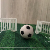 پک تزیینات کیک فوتبالی با دروازه و توپ کلکسونی