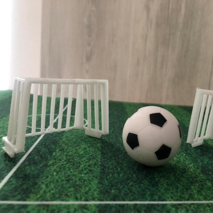پک تزیینات تم فوتبالی با دروازه و توپ کلکسونی