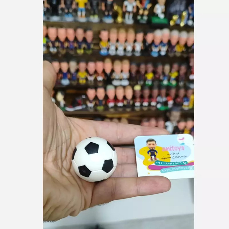 پک تزیینات کیک فوتبالی با دروازه و توپ کلکسونی