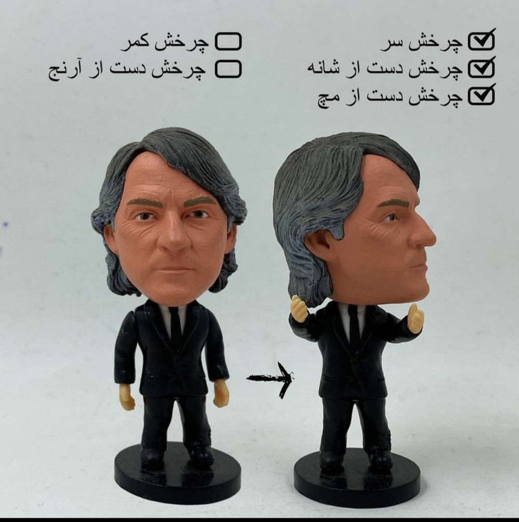 اکشن فیگور روبرتو مانچینی ساکروی