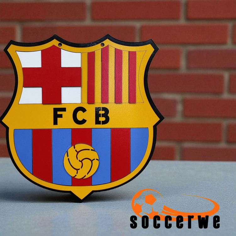 لوگو بارسلونا سهبعدی