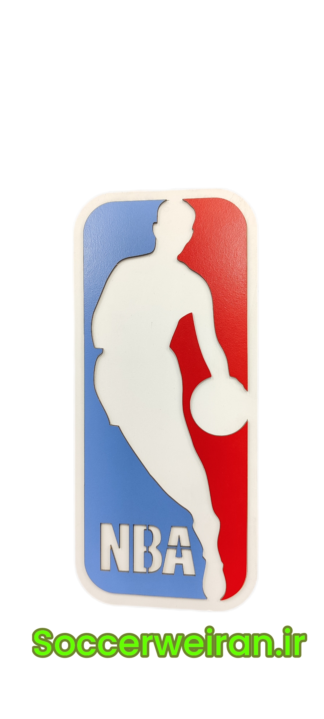 تابلو چوبی لوگو بسکتبال NBA سه بعدی